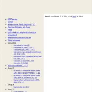 Volvo 940 1994 Wiring Diagrams TP3904202