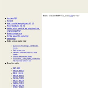 Volvo 960 1995 Wiring Diagrams TP3909202