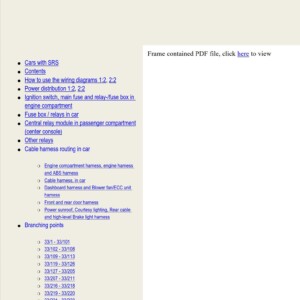 Volvo 960 1996 Wiring Diagrams TP3913202