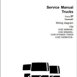 Volvo FM9 FM12 FH12 FH16 NH12 Trucks Wiring Diagrams