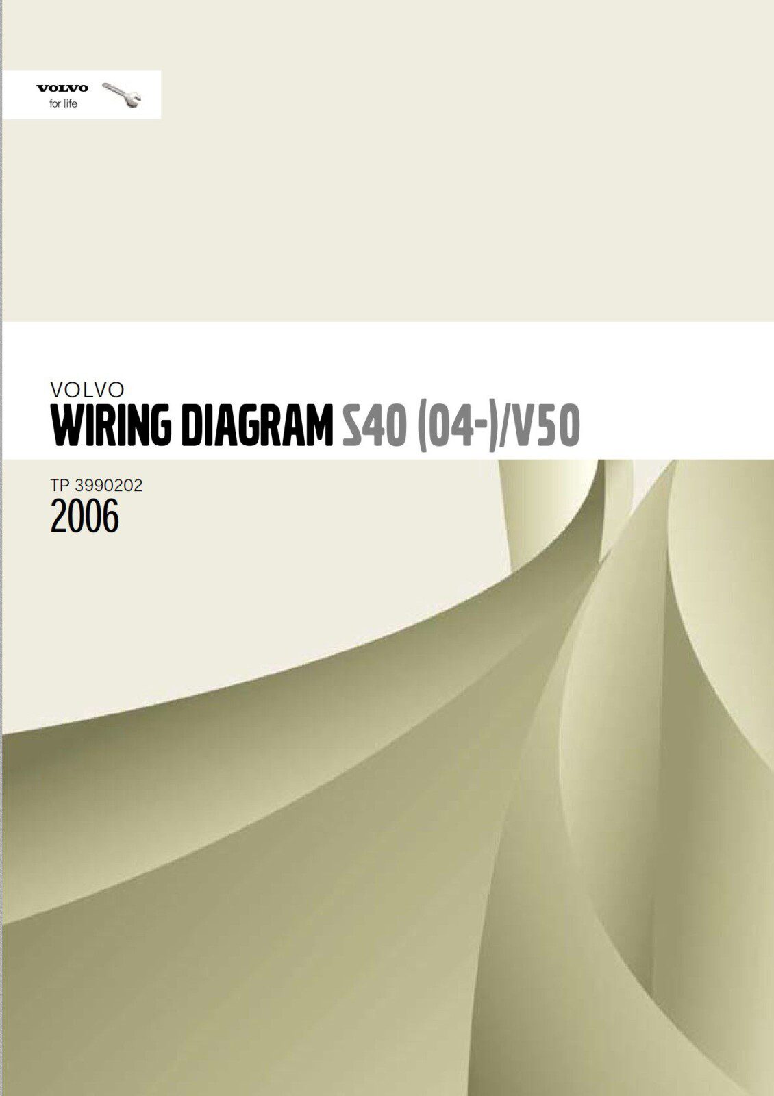 Volvo S40 2004 V50 2006 Wiring Diagram TP 3990202 PDF Download