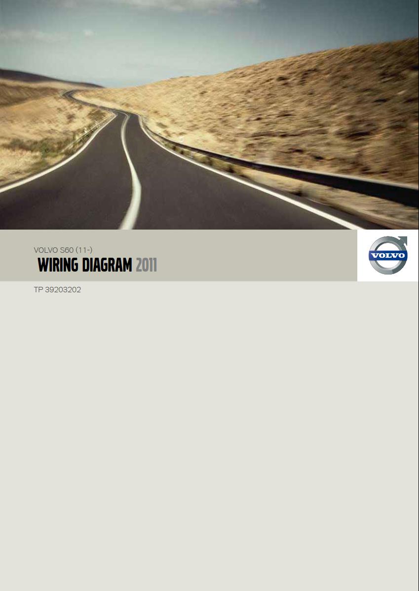 Volvo S60 (11-) 2011 Electrical Wiring Diagram TP 39203202