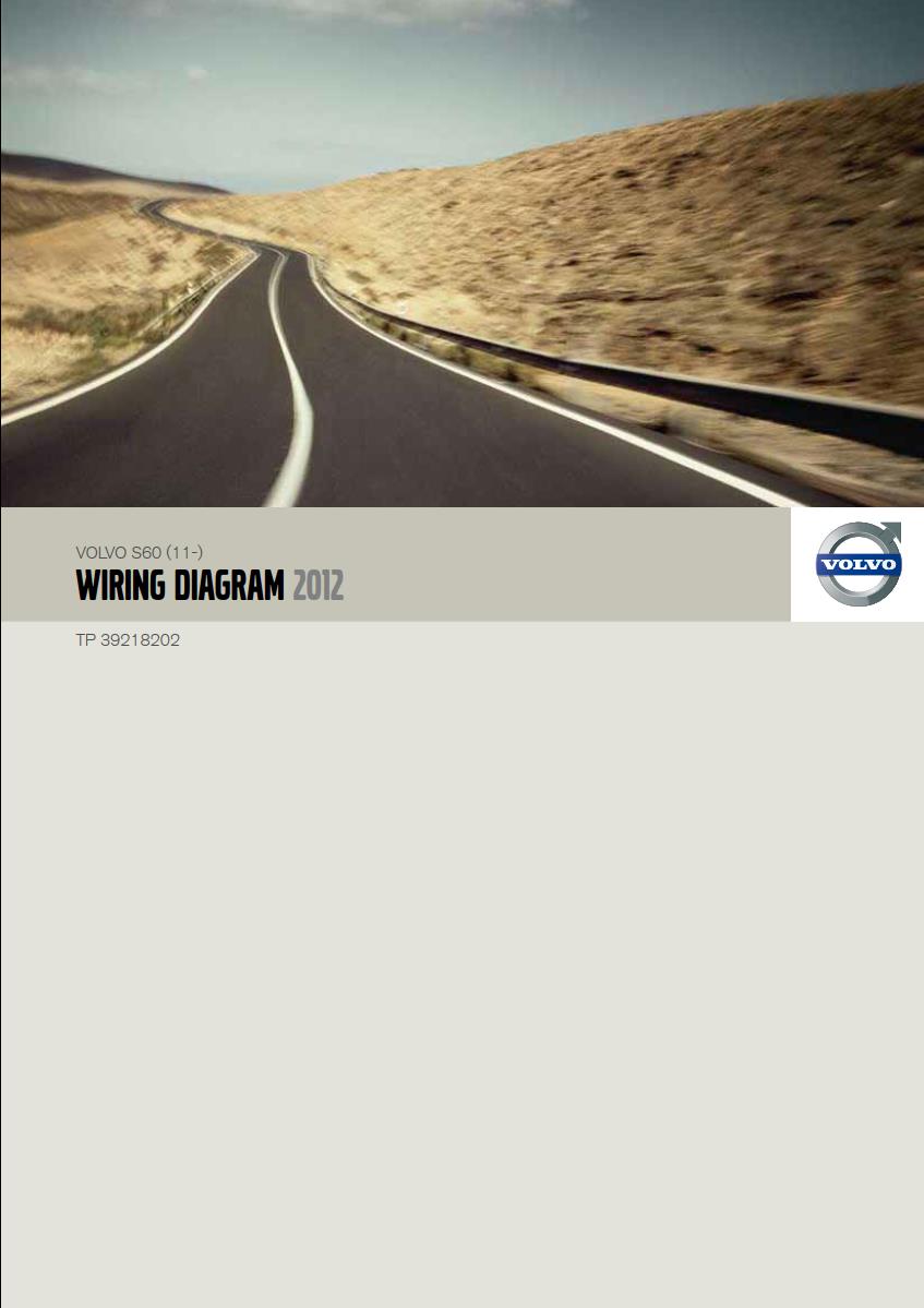 2012 Volvo S60 Electrical Wiring Diagram TP 39218202 PDF