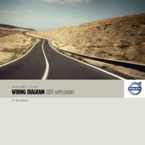 Volvo S60 (11-) V60 2011 Wiring Diagram Supplement TP 39196202