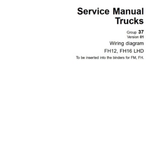 Volvo Trucks FH12 FH16 LHD Wiring Diagrams