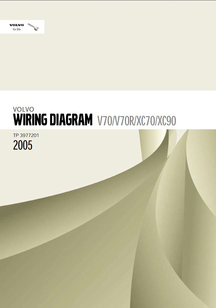 Volvo V70 V70R XC70 XC90 2005 Wiring Diagram