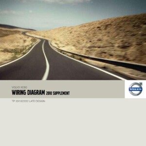 Volvo XC60 2010 Wiring Diagram Supplement TP 39162202
